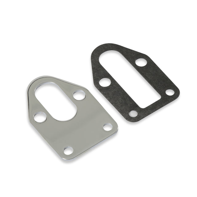 Mr Gasket Fuel Pump Mounting Plate - Chrome - 1514