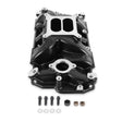Weiand Speed Warrior Intake - Chevy Small Block V8 - Black Ceramic Coated - 8150BK
