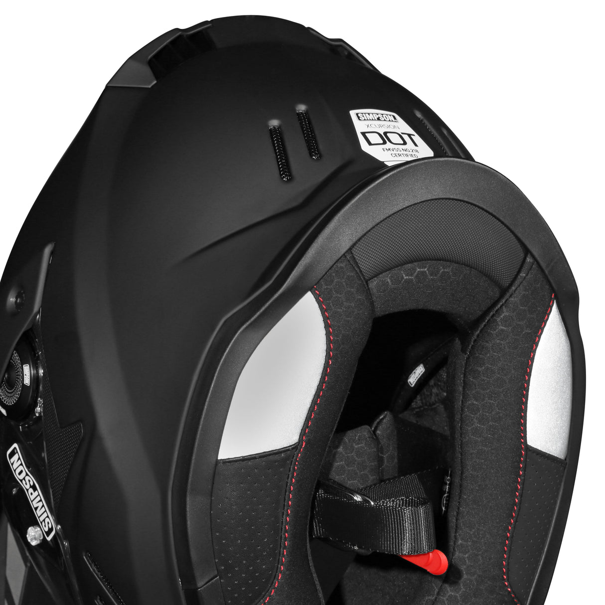 Simpson Motorcycle Xcursion Bandit Helmet - Matte Black - Medium - XB3MD