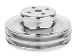Mr Gasket Chrome Water Pump Pulley - Double Groove - 8831