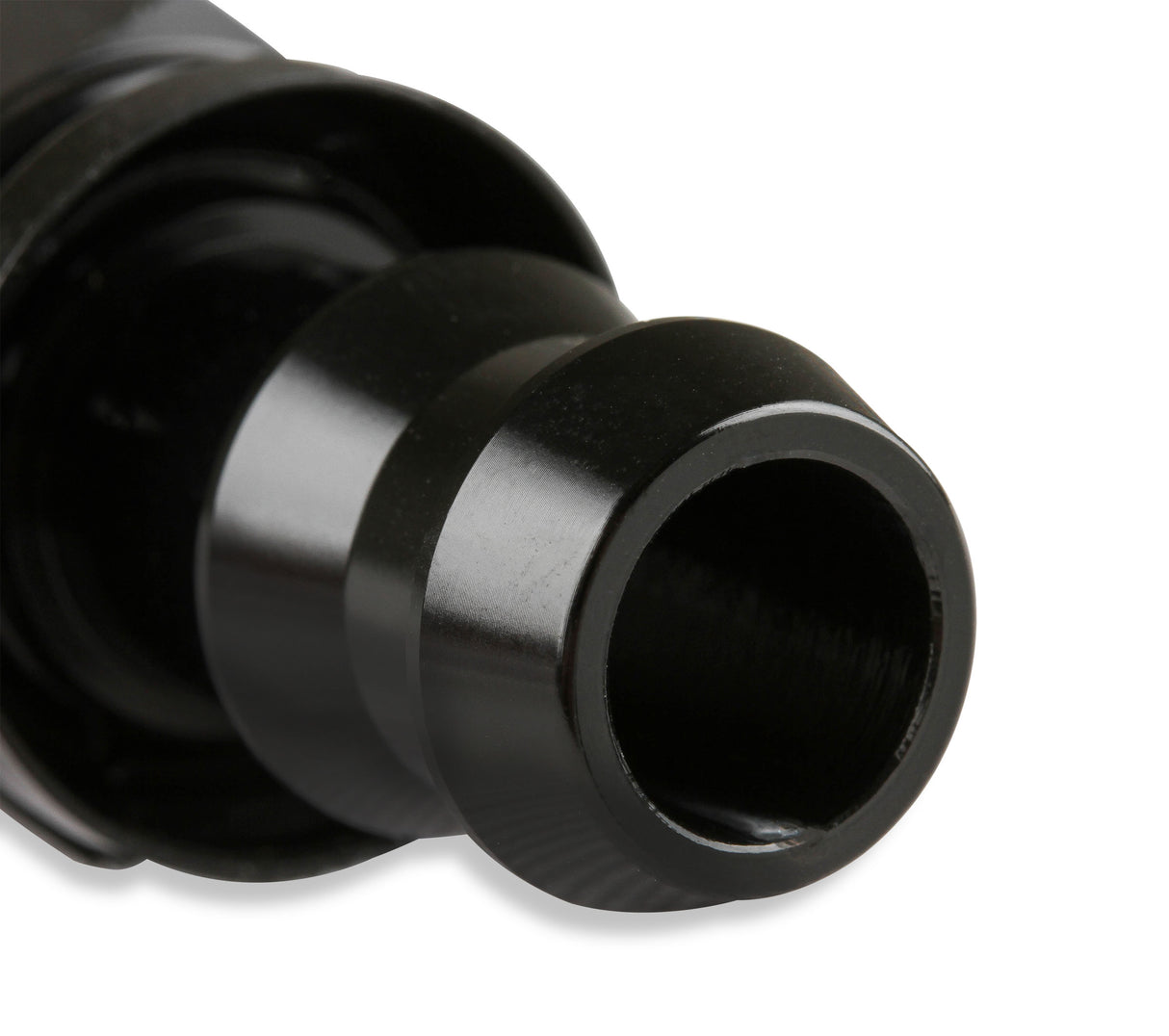 Mr Gasket -6 AN Straight Push-On Hose Ends - Black - 200106-BL