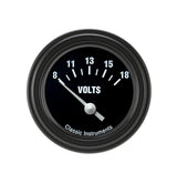 Classic Instruments Hot Rod 2-1/8" Volt Gauge - HR30BLF