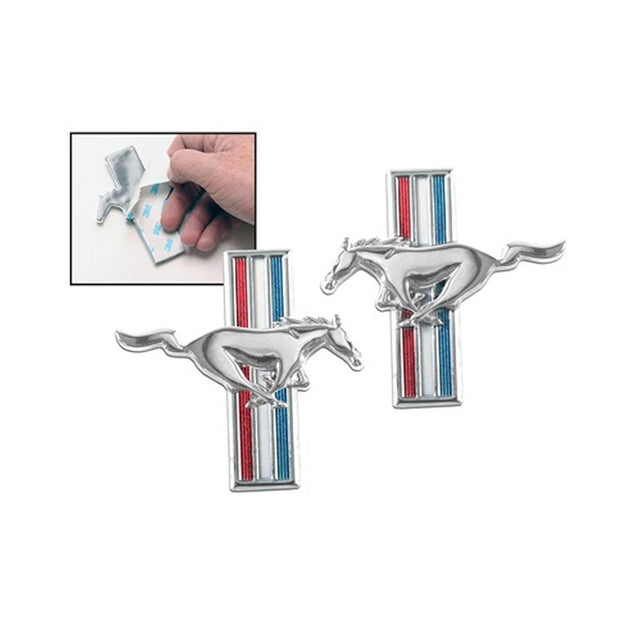Scott Drake Fender Emblems, Stick-On, Running Horse - C5ZZ-16228-9-SK