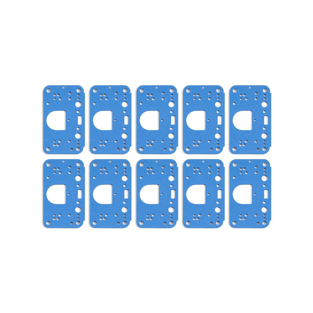 Holley 108-198 Dominator 3 Circuit Metering Block Gasket 10-PK