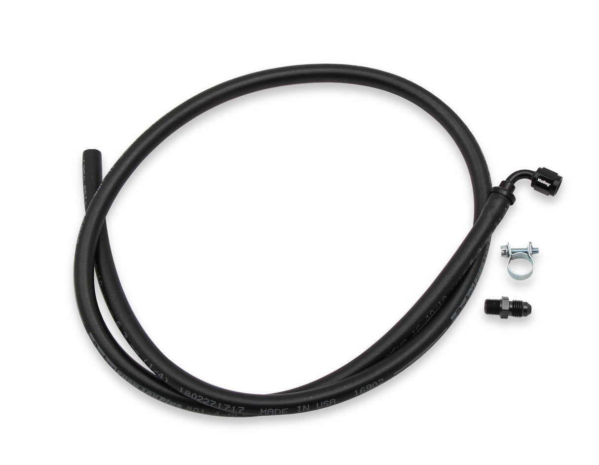 Holley 26-552 LS Steam Tube Kit w/ Black Push-On Hose