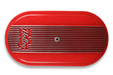 Holley 120-404 Vintage Series Oval Air Cleaner - Gloss Red Machined