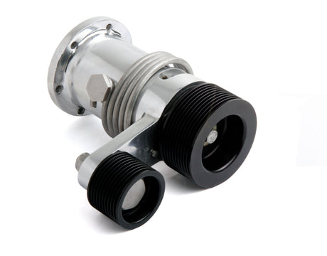Weiand 177 Powercharger Short Nose Assembly - Polished - 6066
