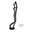Holley 97-444 Line Adapter Manifold for SD7 A/C Compressor - SBF, Passenger Side Exit