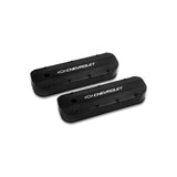 Holley 241-279 GM Licensed Valve Cover - Track Series - BBC - Fabricated Aluminum - Long Bolt - Black