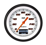 Classic Instruments Velocity White 3 3/8" Speedometer with Information Screen - VS55DWBLF