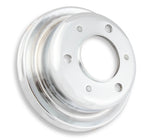 Mr Gasket Chrome Crankshaft Pulley - Single Groove - 8827