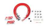 MSD Super Conductor 8.5mm Spark Plug Wire Set, 8 Cylinder 90° Plug/90° Cap - 31229