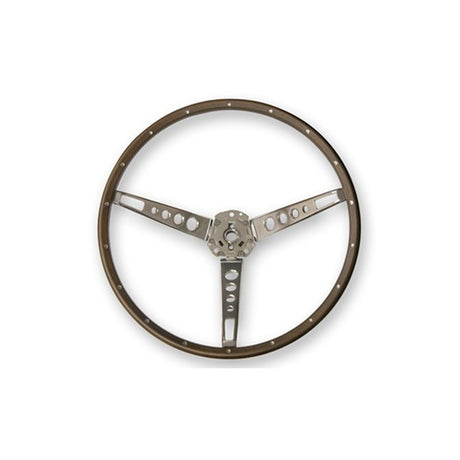 Scott Drake Deluxe Steering Wheel (Wood) - C5ZZ-3600-N