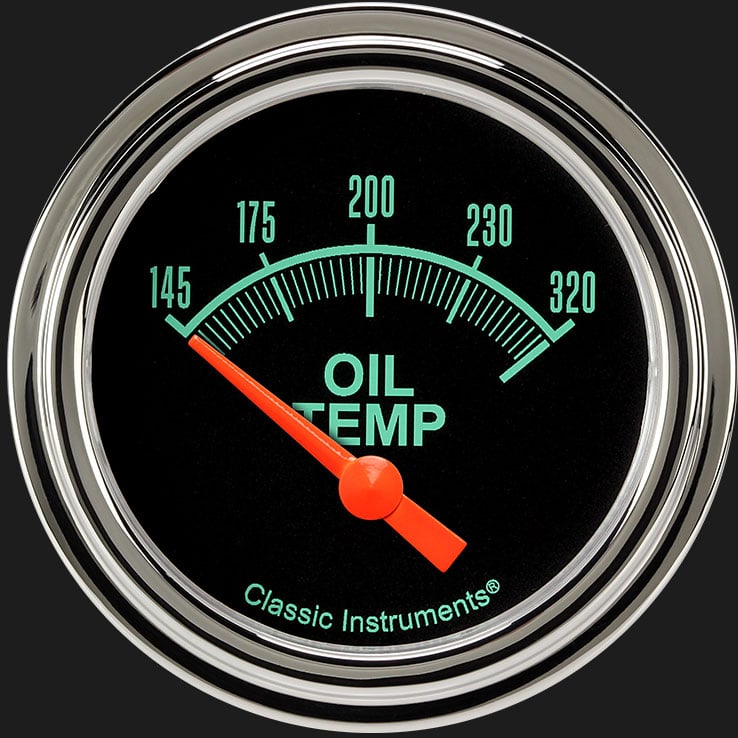Classic Instruments G/Stock 2 5/8" Oil Temperature Gauge - GS228SLF