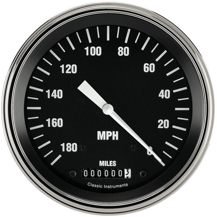 Classic Instruments Hot Rod 4 5/8" Speedometer - HC56SLF