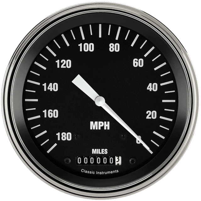Classic Instruments Hot Rod 4 5/8" Speedometer - HC56SLF