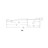 Mr Gasket Engine Oil Dipstick - Chrome - 9898