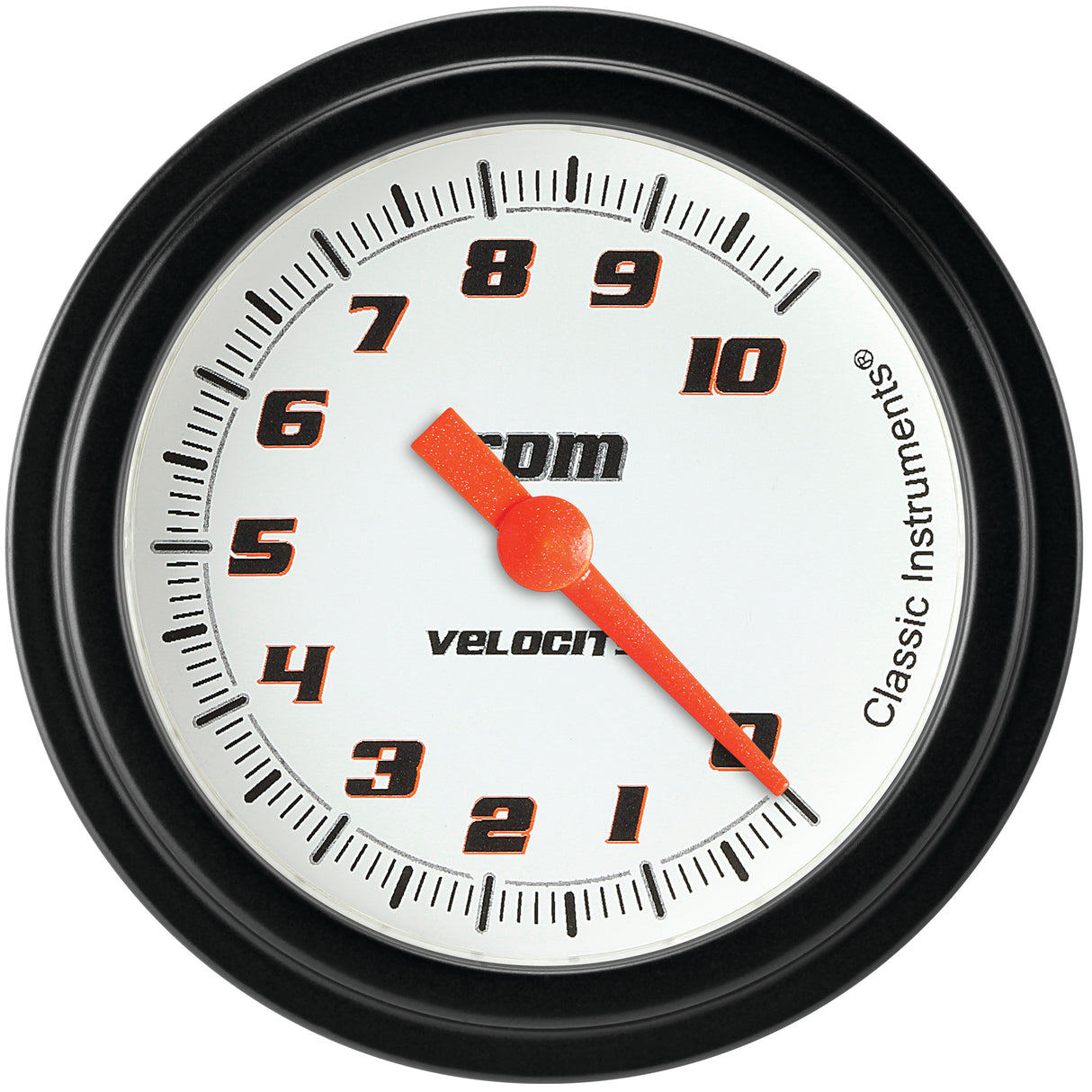 Classic Instruments Velocity White 2-5/8" Tachometer Gauge - VS383WBLF