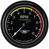 Classic Instruments Moal Bomber 2-5/8" Tachometer Gauge - MA383BLF