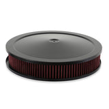Holley 120-501 RetroFilter Drive-By-Wire Air Cleaner - 16-Inch Diameter - Black