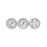 Classic Instruments Classic White Three Gauge Set - CW53SLF