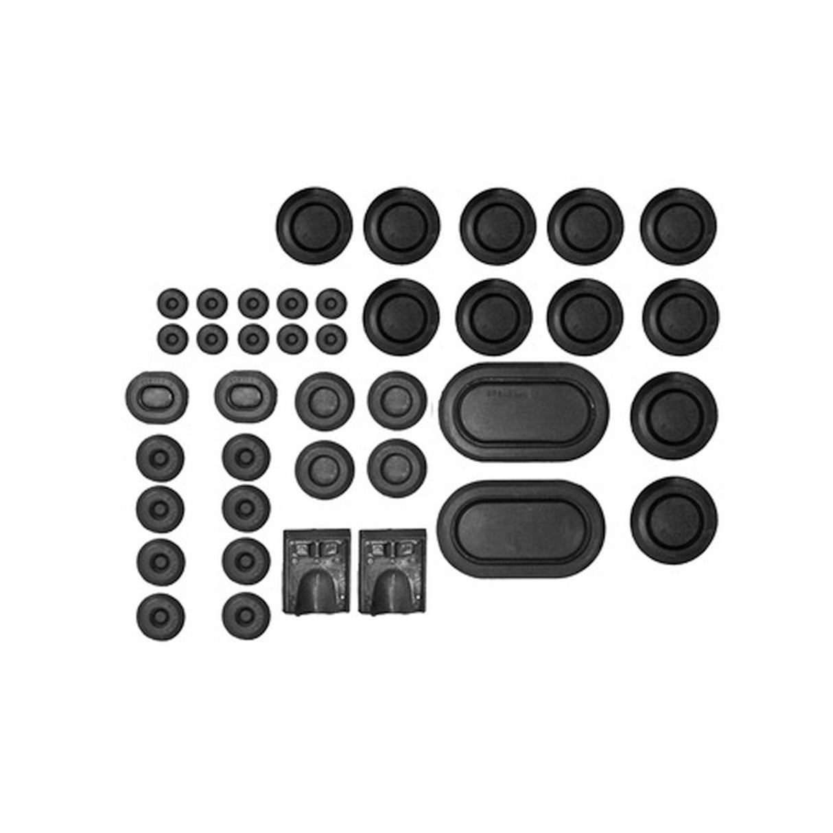 Scott Drake 1968 Mustang Rubber Grommet Kit (38 pc) - C8ZZ-6511135-K