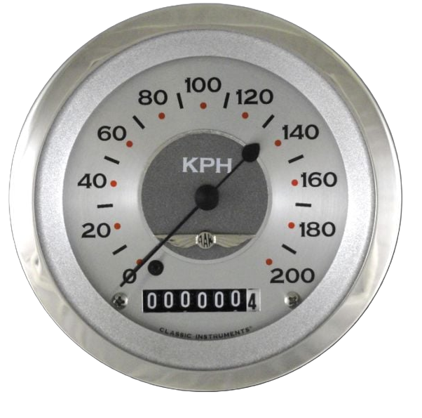Classic Instruments All American 3 3/8" Speedometer - AW59SRC
