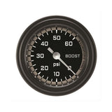 Classic Instruments Autocross Gray 2-1/8" Boost Gauge (60 PSI) - AX143GBLF