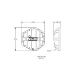 B&M Hi-Tek Aluminum Differential Cover for GM Corporate 14-bolt (10.5-inch) - 70501