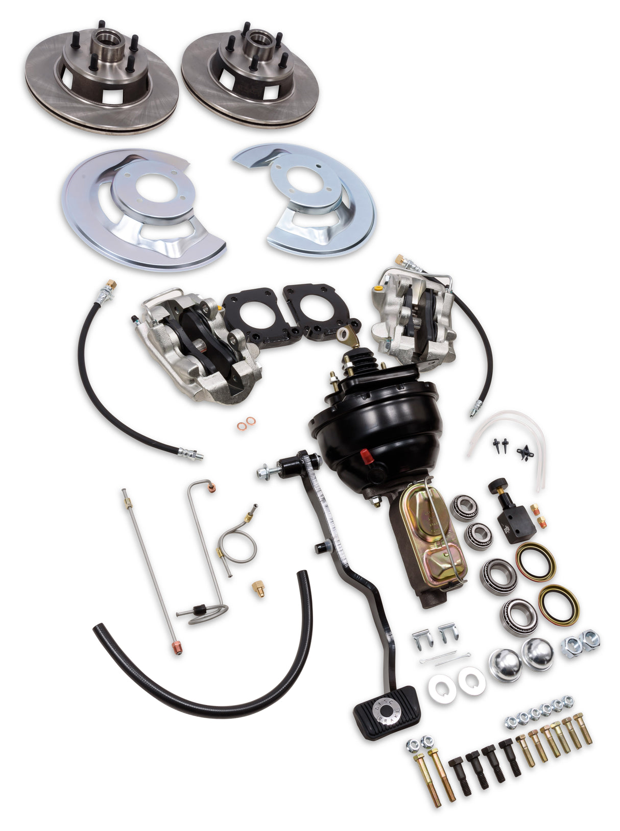 Scott Drake Front Power Disc Brake Conversion Kit - DBC-A121-M-R
