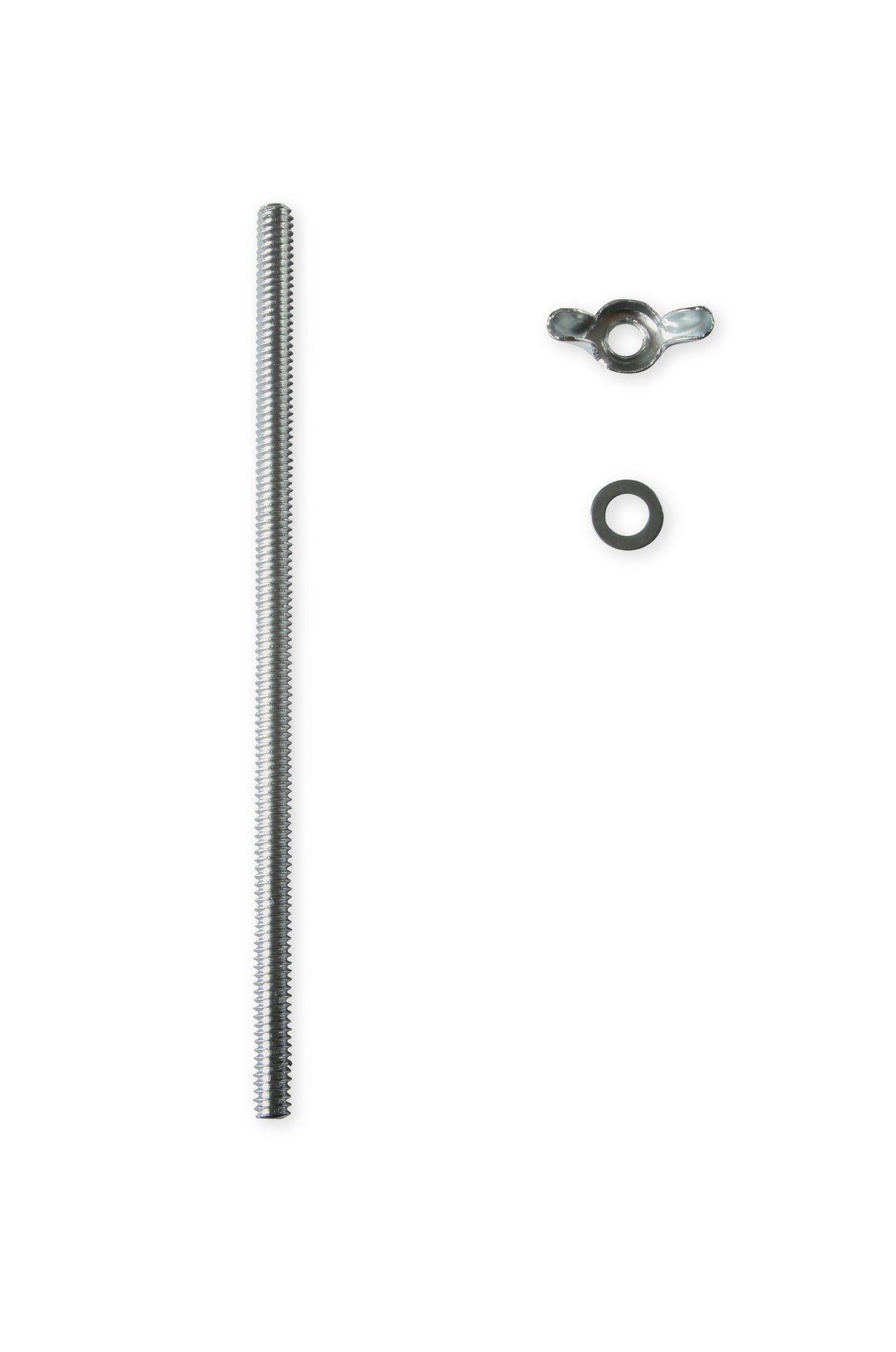 Mr Gasket Air Cleaner - 6-1/2 Inch Diameter, 2-7/16 Inch Tall - Chrome - 1485