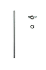 Mr Gasket Air Cleaner - 6-1/2 Inch Diameter, 2-7/16 Inch Tall - Chrome - 1485