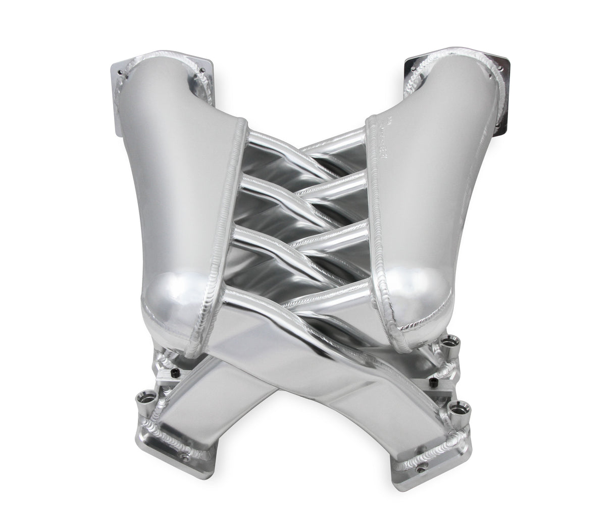Holley 820241 Sniper EFI Fabricated Intake Manifold Dual Plenum 102mm LS1/2/6, Rail Kit - Slvr