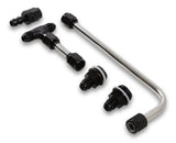 Quick Fuel Dual Feed Fuel Line #6AN (Slayer Series - Black) - 34-600SL-BLKQFT