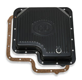 Mr Gasket Transmission Oil Pan - Black Steel - 9756BMRG
