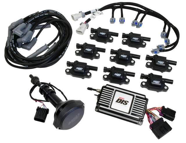 MSD DIS Digital Ignition System Kit - Black - 601533