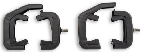 Scott Drake 66-77 Bronco Radiator Bracket Set (3 Row, Black) - C6TZ-8A193-K