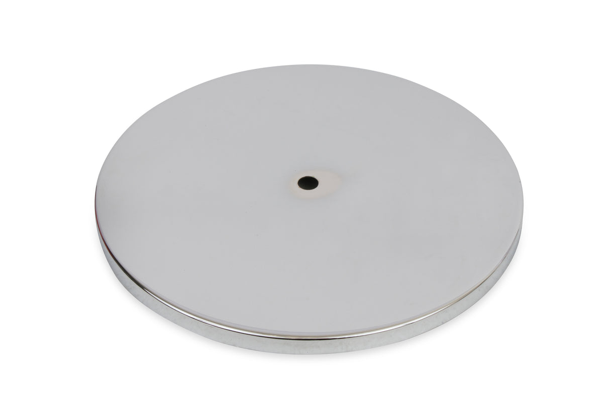Mr Gasket Air Cleaner - 6-1/2 Inch Diameter, 2 Inch Tall - Chrome - 1486