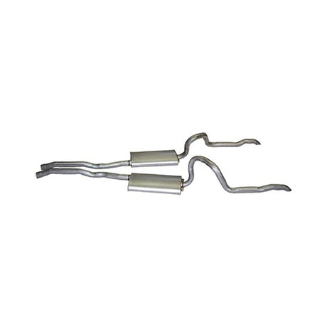 Scott Drake 1970 Mustang Concours Exhaust System 2.25" - D0ZZ-5257-BOS