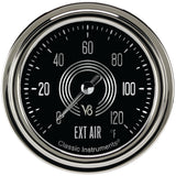 Classic Instruments V8 Speedster 2-5/8" Outside Air Temp Gauge - V8SR399SLC