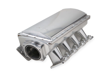 Holley 838231 Sniper EFI Fabricated Race Series Intake Manifold - GM LS3/L92 - 90mm - Silver