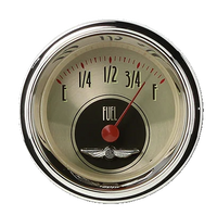 Classic Instruments All American Nickel 2-1/8" Fuel Level Gauge - AN14SHC