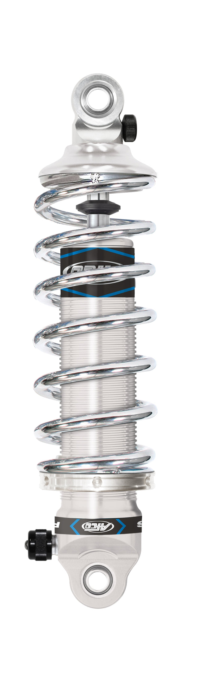 AFCO Aluminum 4 Inch Stroke Coil-over Double Adjustable Pro Touring Short Rod End Clear - 3840PTCZ 3840PTCZ