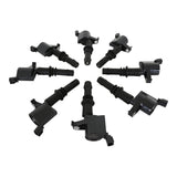 ACCEL Ignition Coil - SuperCoil - 2004-2008 Ford 4.6L/5.4L/6.8L 3-valve- Black- 8-Pack - 140033K-8