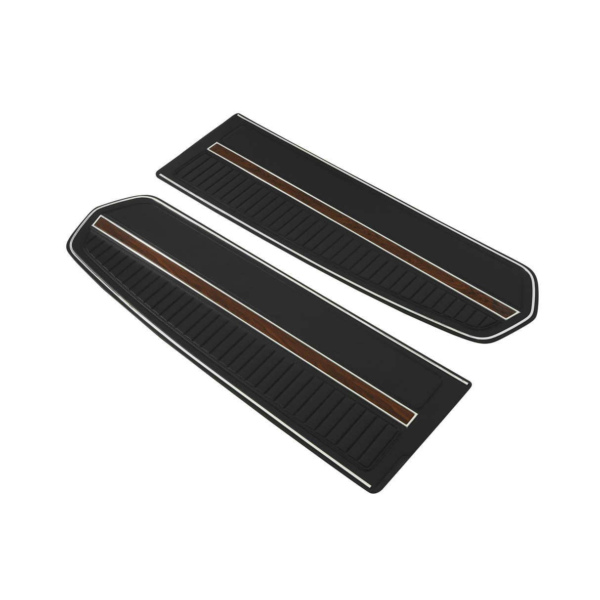 Scott Drake 1968 Deluxe Door Panels (Black) - C8ZZ65239423BKD