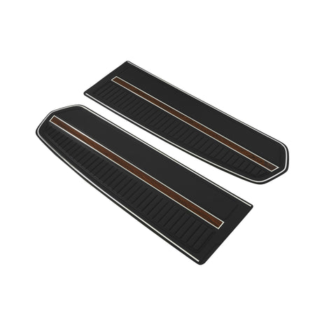 Scott Drake 1968 Deluxe Door Panels (Black) - C8ZZ65239423BKD