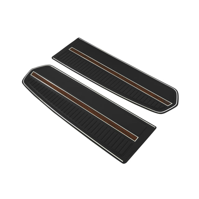 Scott Drake 1968 Deluxe Door Panels (Black) - C8ZZ65239423BKD