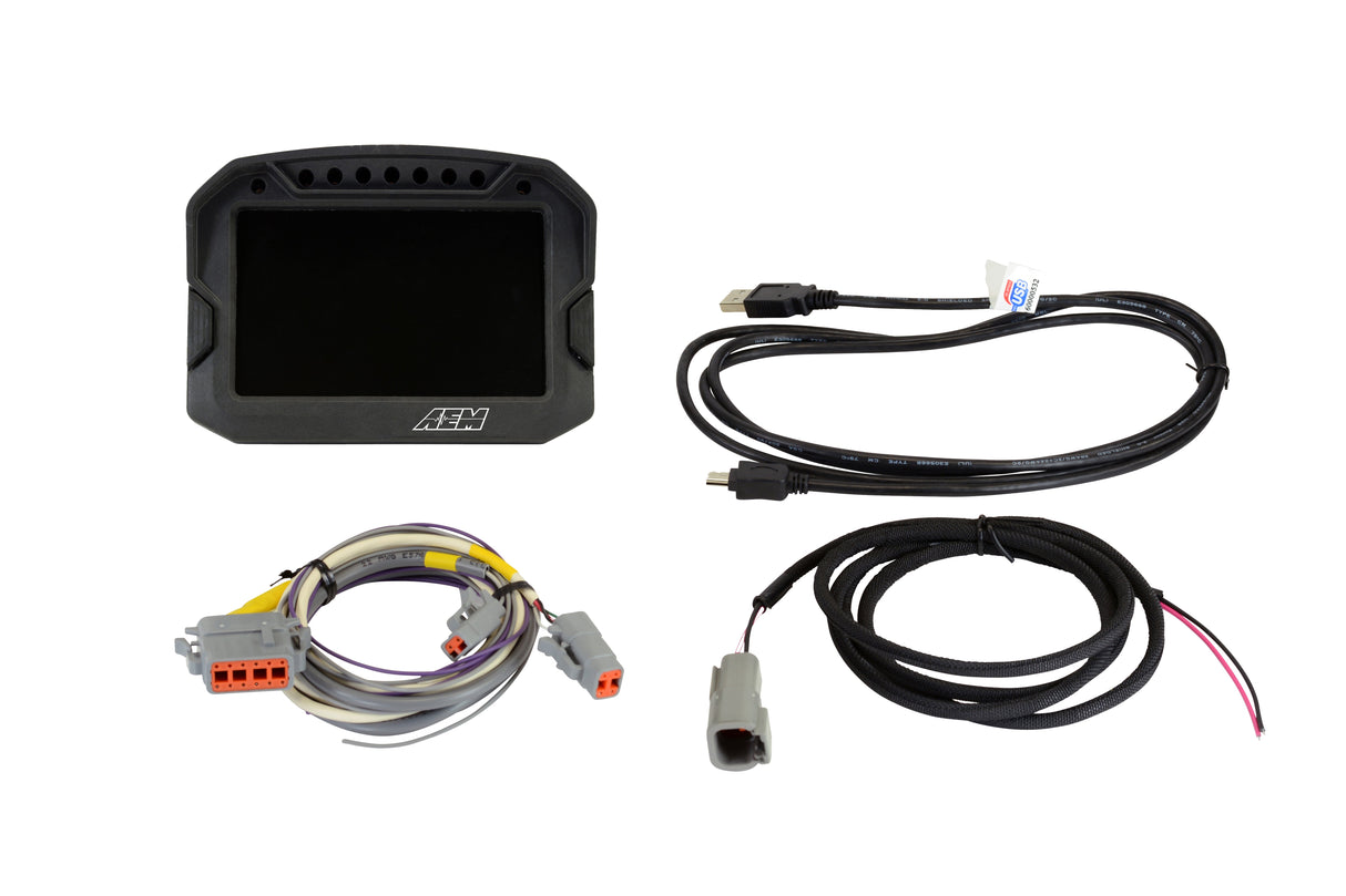 AEM CD-5G Carbon Non-Logging Display with Internal GPS - 30-5602