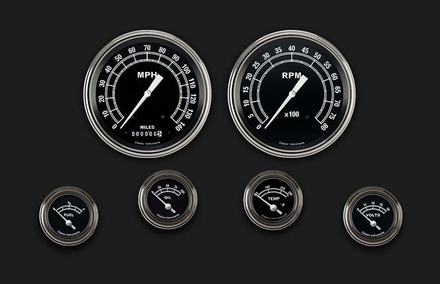 Classic Instruments Traditional Series Six Gauge Set - TR51SLF