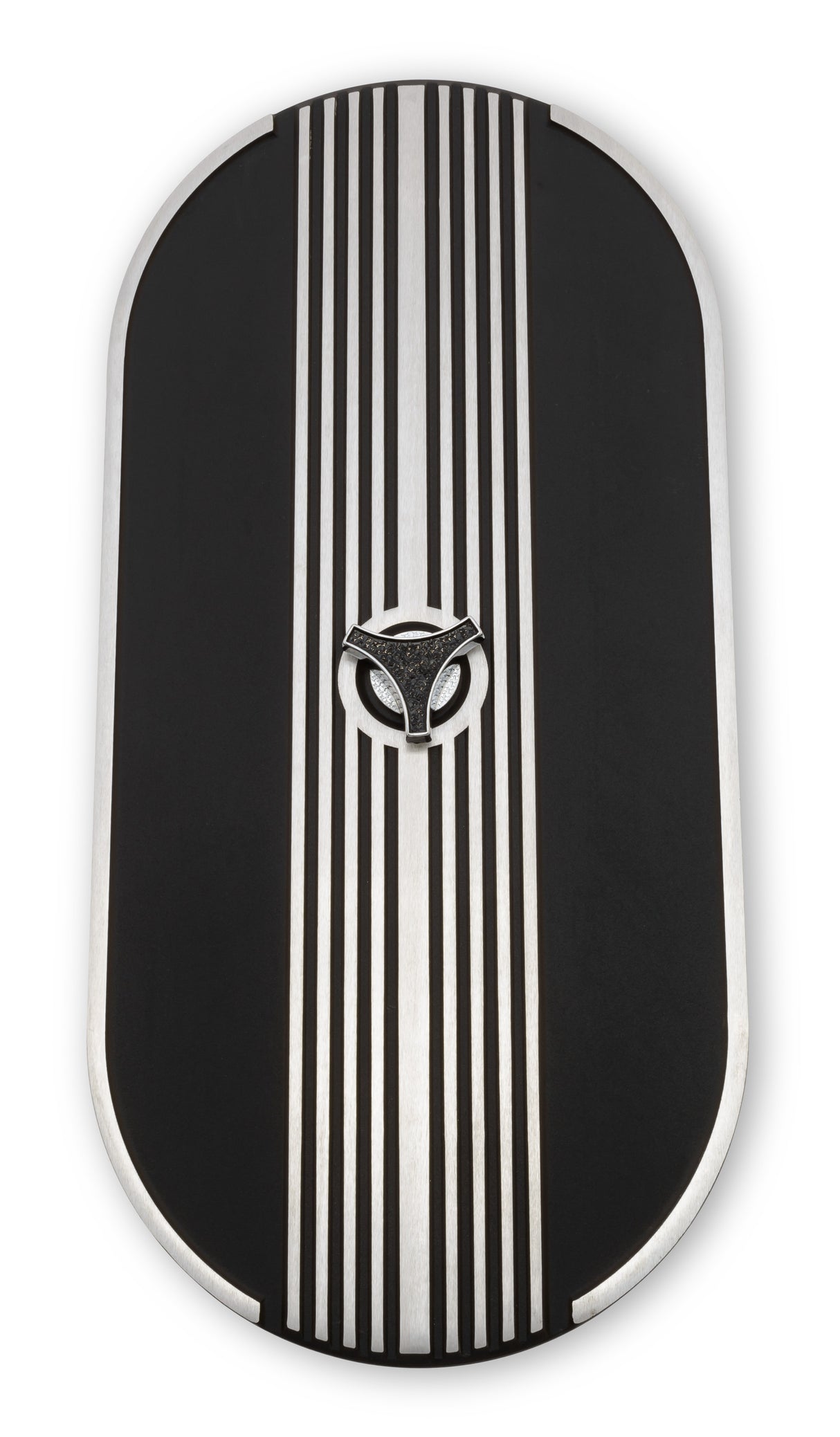 Scott Drake Aluminum Oval Air Cleaner Assembly Black - S1MS-9600-P